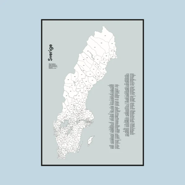 Scratch map sweden